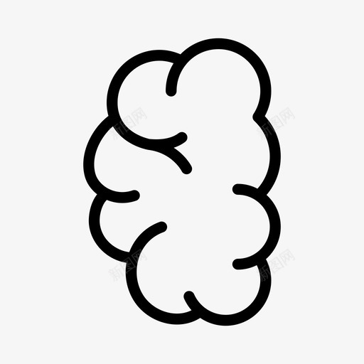 左脑生物学思维图标svg_新图网 https://ixintu.com 半脑 左脑 思维 生物学 科学