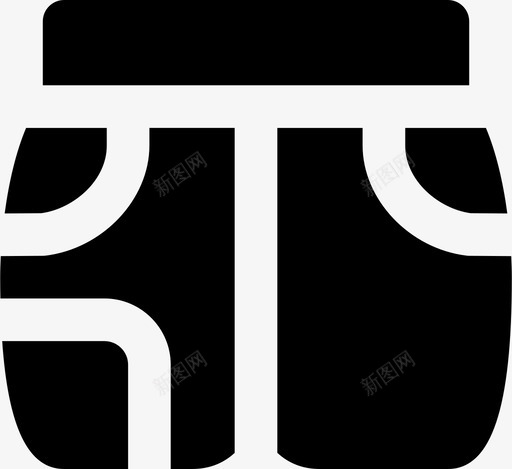 短裤衣服时尚图标svg_新图网 https://ixintu.com 帅哥男装mdsolid 时尚 男士 短裤 衣服