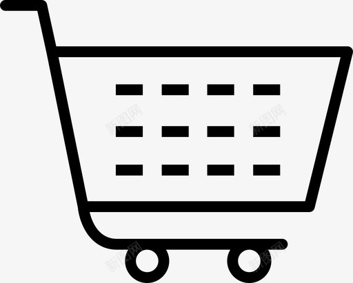 购物车电子商务商店图标svg_新图网 https://ixintu.com 商店 电子商务 购物车