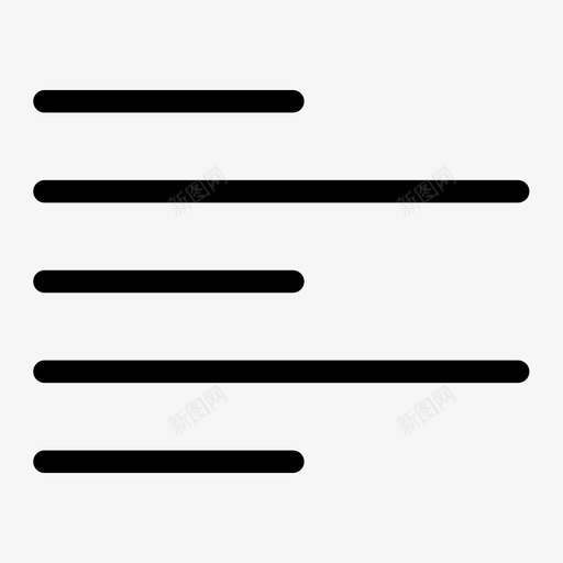 左对齐文本对齐段落对齐图标svg_新图网 https://ixintu.com 左对齐 文本对齐 段落对齐