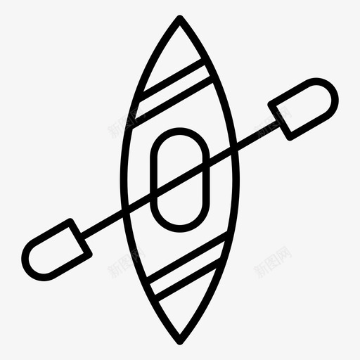 划船独木舟森林图标svg_新图网 https://ixintu.com 冒险第1部分 划船 户外 森林 独木舟 野生动物