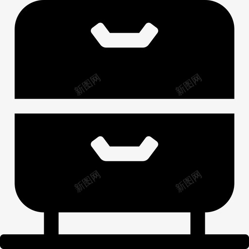 床头柜抽屉家具图标svg_新图网 https://ixintu.com 储藏室 客厅 家具 家居 床头柜 抽屉 栖息地