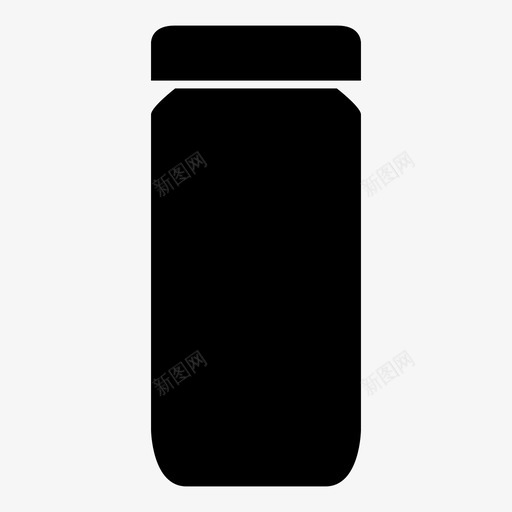 瓶装矿泉水图标svg_新图网 https://ixintu.com 瓶装矿泉水