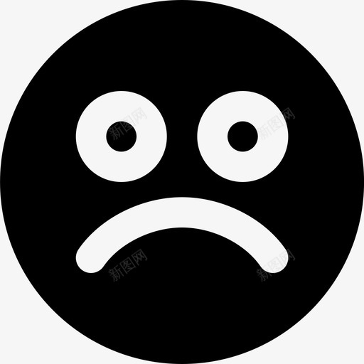悲伤表情漂亮图标表情2md纯色svg_新图网 https://ixintu.com 悲伤 漂亮图标表情2md纯色 表情
