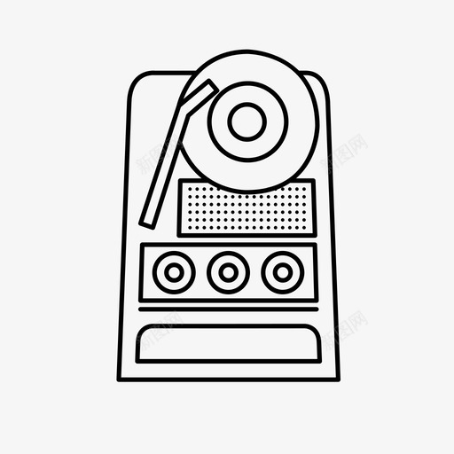录音机月光王国音乐图标svg_新图网 https://ixintu.com 乙烯基 便携式录音机 录音机 月光王国 韦斯安德森 音乐