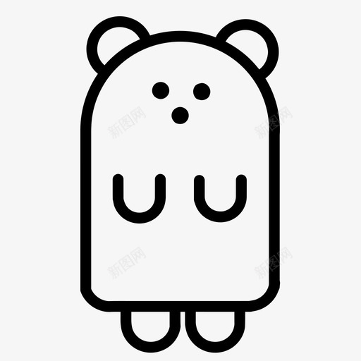 熊动物可爱图标svg_新图网 https://ixintu.com 动物 可爱 可爱的动物 熊 玩具