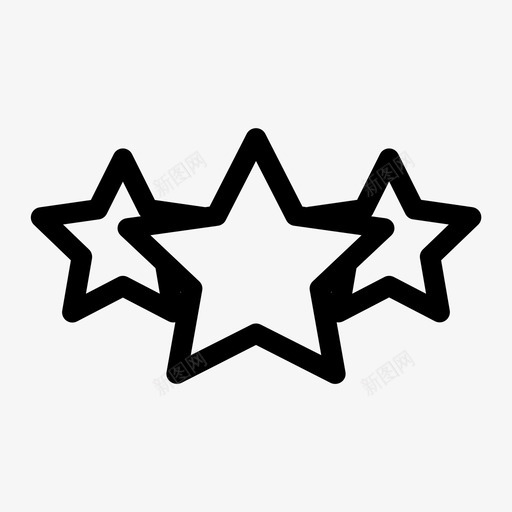 星级评定比如主演图标svg_新图网 https://ixintu.com 主演 星级评定 比如
