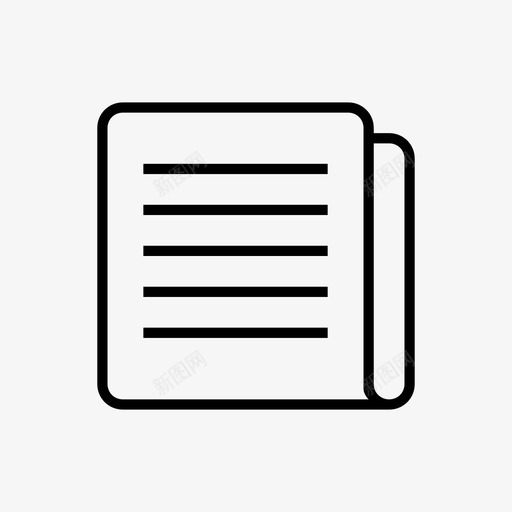 报纸文章博客图标svg_新图网 https://ixintu.com 博客 报纸 文章 时间表