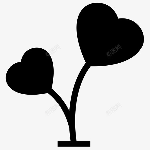环境绿色心图标svg_新图网 https://ixintu.com 叶 心 爱 爱和浪漫雕文图标 环境 绿色