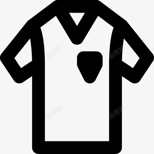 T恤男士服装图标svg_新图网 https://ixintu.com T恤 smashicons男装md大纲 时尚 服装 男士