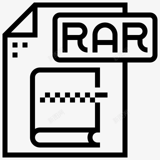 文件类型文档图标svg_新图网 https://ixintu.com rar 文件类型 文档 设计