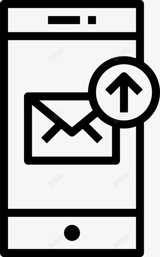 智能手机通讯设备图标svg_新图网 https://ixintu.com 技术 智能手机 细节图标智能手机元素 设备 通讯