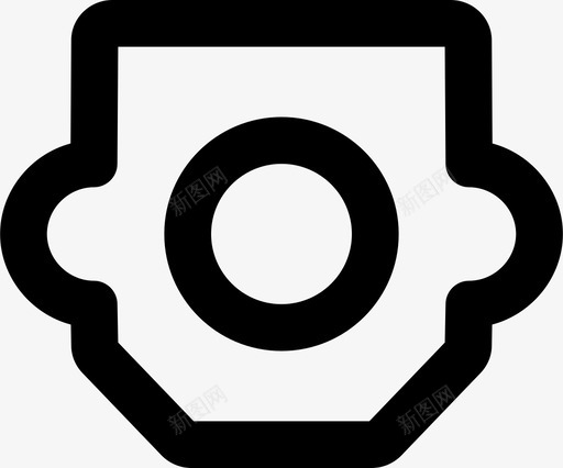 数字音频端口电缆连接器图标svg_新图网 https://ixintu.com smashicons连接器电缆md轮廓 数字音频端口 电缆 连接器