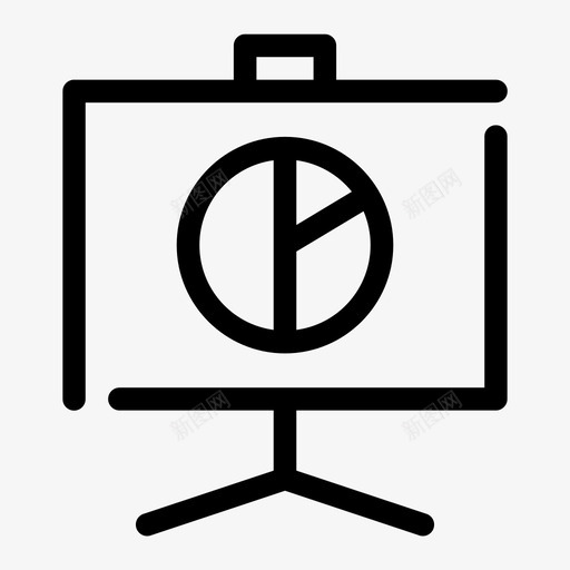 演示文稿黑板演示板图标svg_新图网 https://ixintu.com officegap 幻灯片 演示文稿 演示板 黑板