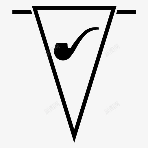 烟斗旗帜竞赛爱尔兰图标svg_新图网 https://ixintu.com 圣帕特里克 圣帕特里克日 幸运 烟斗旗帜 爱尔兰 竞赛