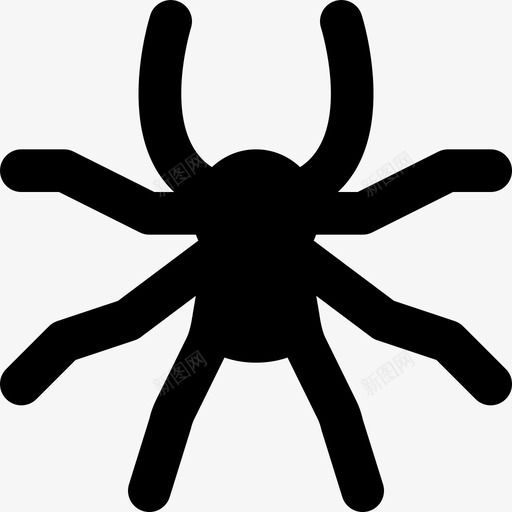 蜘蛛虫子昆虫图标svg_新图网 https://ixintu.com 昆虫 昆虫md固体 粉碎图标 自然 虫子 蜘蛛