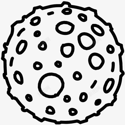 月球陨石坑流星图标svg_新图网 https://ixintu.com 卫星 星球简笔画 月球 流星 简笔画陨石坑 行星 行星和地球 表面 陨石坑