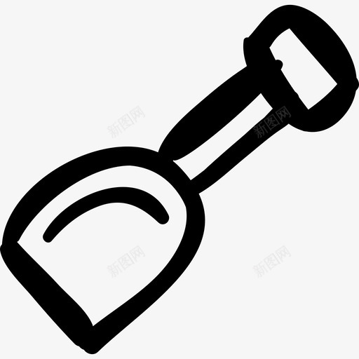 铲手绘沙滩玩具手绘沙滩手绘细部图标svg_新图网 https://ixintu.com 手绘沙滩 手绘细部 铲手绘沙滩玩具