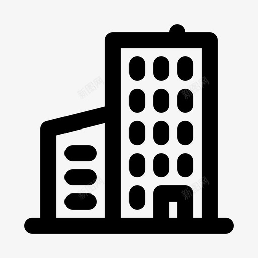 宿舍建筑杂项图标svg_新图网 https://ixintu.com 宿舍 建筑 杂项