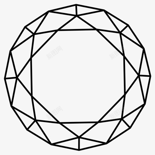 宝石钻石祖母绿图标svg_新图网 https://ixintu.com 宝石 杰维利 珠宝 祖母绿 钻石