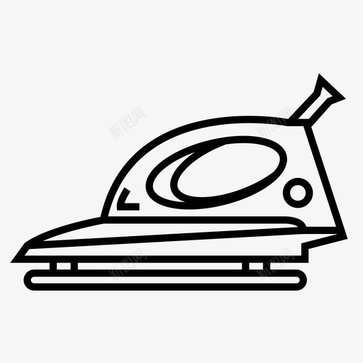 熨斗电器电子图标svg_新图网 https://ixintu.com 洗衣 熨斗 熨烫 电器 电子