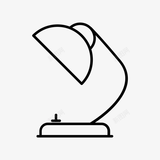 灯桌子室内图标svg_新图网 https://ixintu.com 办公室 办公室网络 室内 桌子 灯