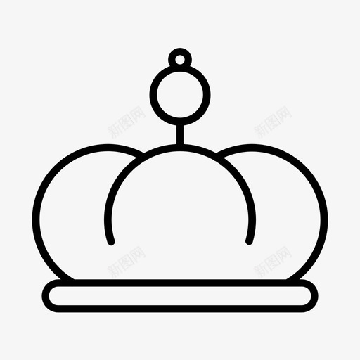 皇冠黄金国王图标svg_新图网 https://ixintu.com 国王 皇冠 皇室 贵族 黄金