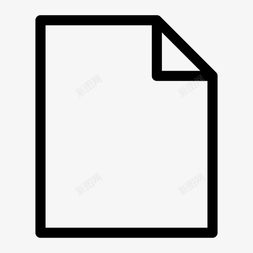 文件页纸图标svg_新图网 https://ixintu.com 文件 纸 薄人文件 页
