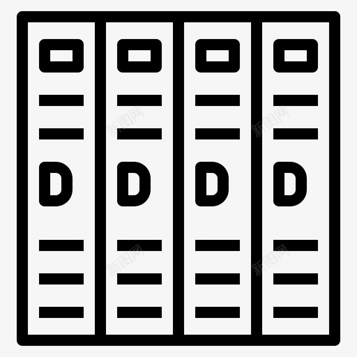 储物柜橱柜学校图标svg_新图网 https://ixintu.com 仓库 储物柜 学校 小学 橱柜