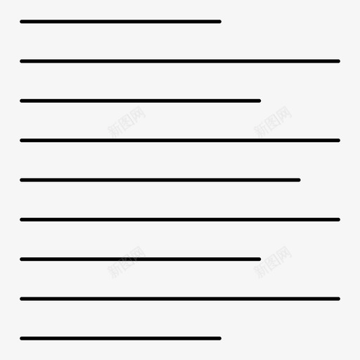 文字左对齐左对齐文字处理四机图标svg_新图网 https://ixintu.com 左对齐 文字处理四机 文字左对齐