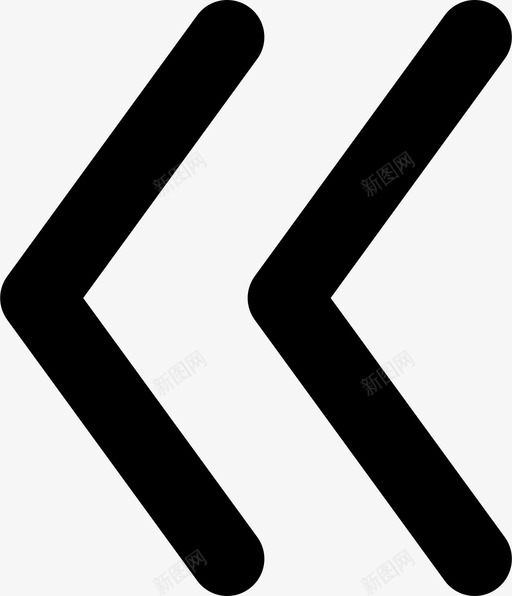 箭头左路图标svg_新图网 https://ixintu.com 左 箭头 路
