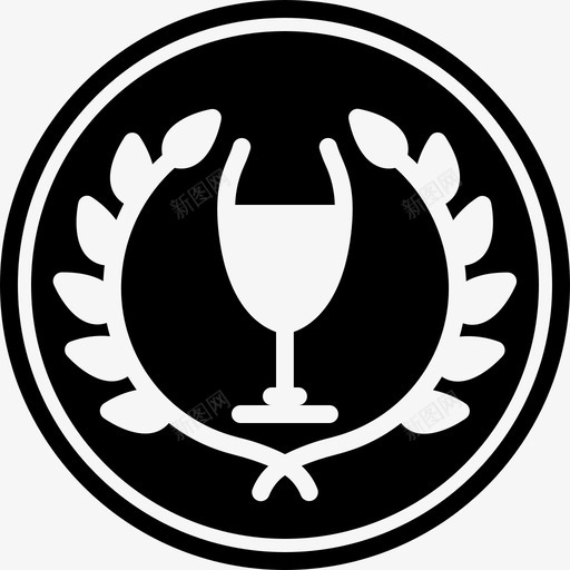 葡萄酒奖最佳俱乐部图标svg_新图网 https://ixintu.com 俱乐部 最佳 玻璃杯 美味佳肴奖雕文 葡萄酒奖