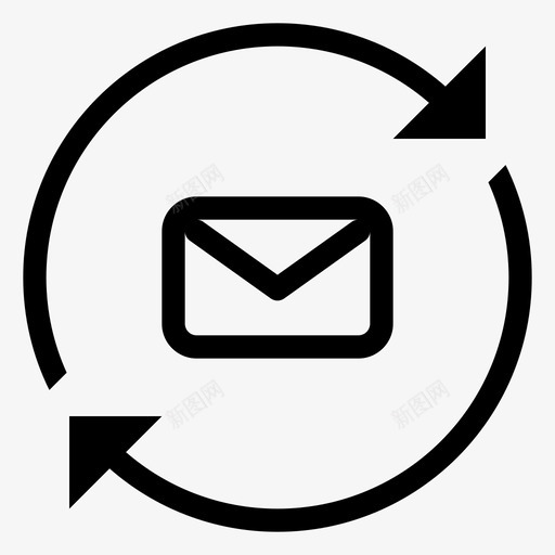 同步请求电子邮件同步同步邮件图标svg_新图网 https://ixintu.com 24px网格1px行图标 同步请求 同步邮件 电子邮件同步