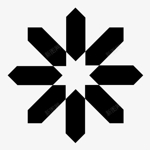 伊斯兰图案阿拉伯图案花朵图标svg_新图网 https://ixintu.com 伊斯兰图案 传统 花朵 阿拉伯图案 风格
