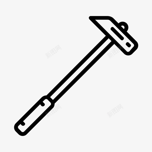 锤子建筑建造工图标svg_新图网 https://ixintu.com 工具 建筑 建筑工具 建造工 锤子