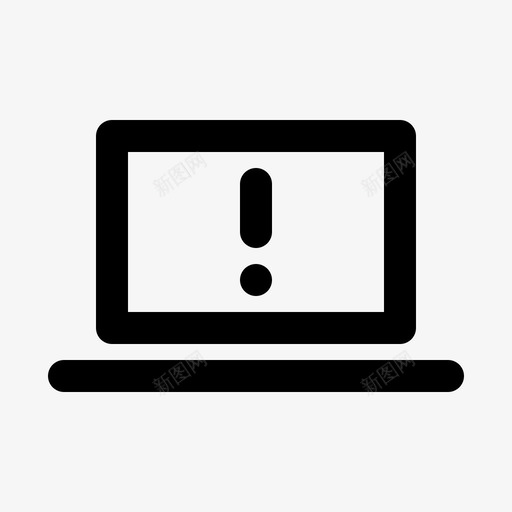 蓝屏bsods错误图标svg_新图网 https://ixintu.com bsods 杂项 笔记本 笔记本电脑 蓝屏 错误 问题