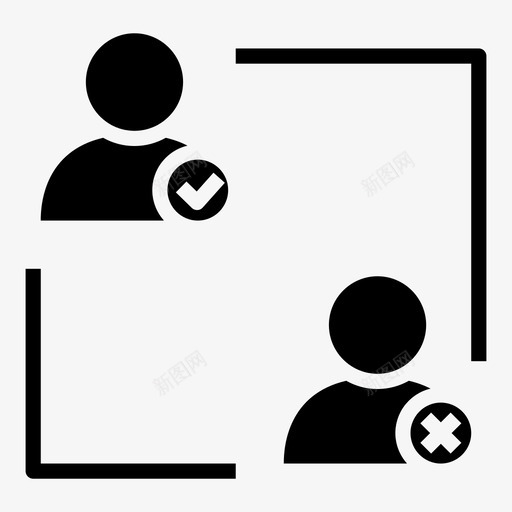 雇佣解雇员工交换图标svg_新图网 https://ixintu.com 交换 人员 其他业务 员工 雇佣解雇