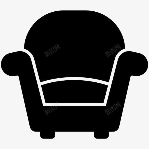 沙发家具家图标svg_新图网 https://ixintu.com 家 家具 家庭 房间 沙发