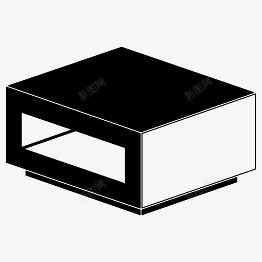 桌子家具房子图标svg_新图网 https://ixintu.com 客厅 家 家具 房子 桌子 茶