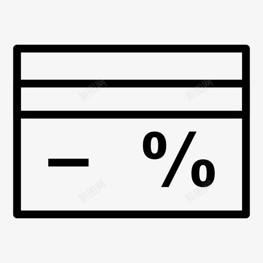 信用卡折扣电子商务图标svg_新图网 https://ixintu.com 信用卡折扣 电子商务