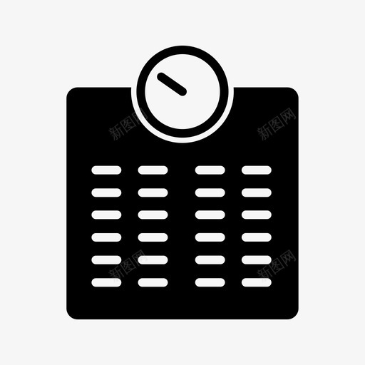 称重机衡器医用图标svg_新图网 https://ixintu.com 医用 称重机 衡器