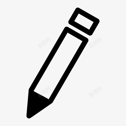 铅笔画画铅笔颜色图标svg_新图网 https://ixintu.com 书写 画画 铅笔 铅笔工具 铅笔颜色