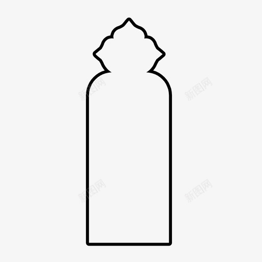 伊斯兰窗户阿拉伯式建筑装饰品图标svg_新图网 https://ixintu.com 伊斯兰窗户 图案 装饰品 阿拉伯式建筑