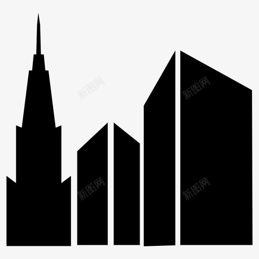 帝国城建筑塔楼图标svg_新图网 https://ixintu.com 塔楼 帝国城 建筑