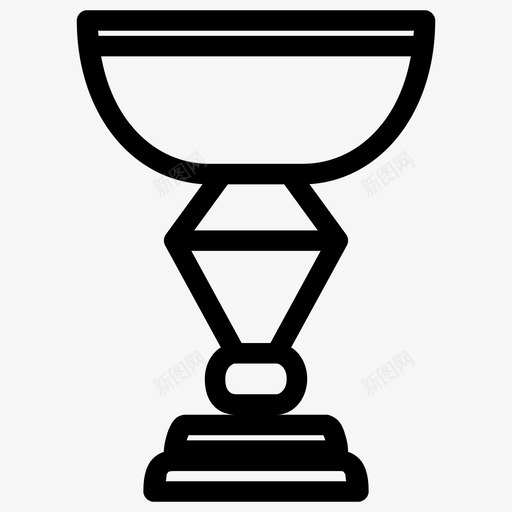 奖杯奖品体育奖图标svg_新图网 https://ixintu.com 体育奖 奖品 奖杯 排球奖杯