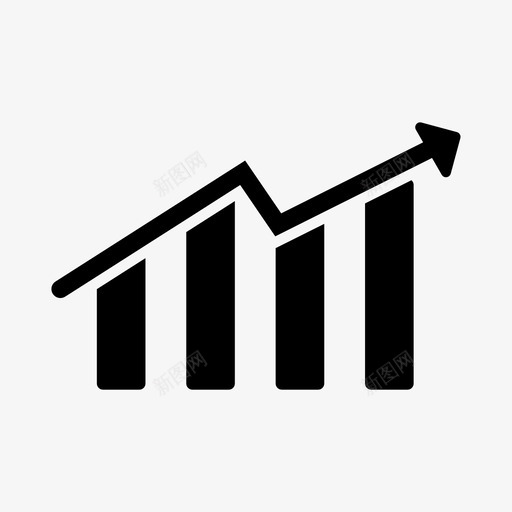 条形图图形增加图标svg_新图网 https://ixintu.com 变化 图形 增加 条形图