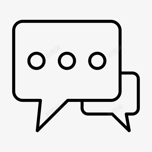 言论泡沫信息大众图标svg_新图网 https://ixintu.com 信息 大众 言论泡沫