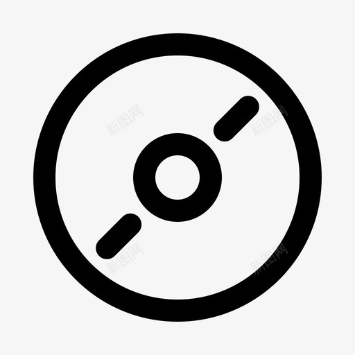 光盘cddvd图标svg_新图网 https://ixintu.com cd dvd 光盘 其他 安装