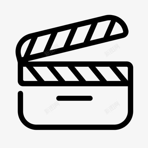 娱乐电影好莱坞图标svg_新图网 https://ixintu.com 制作 好莱坞 娱乐 电影 类别图标