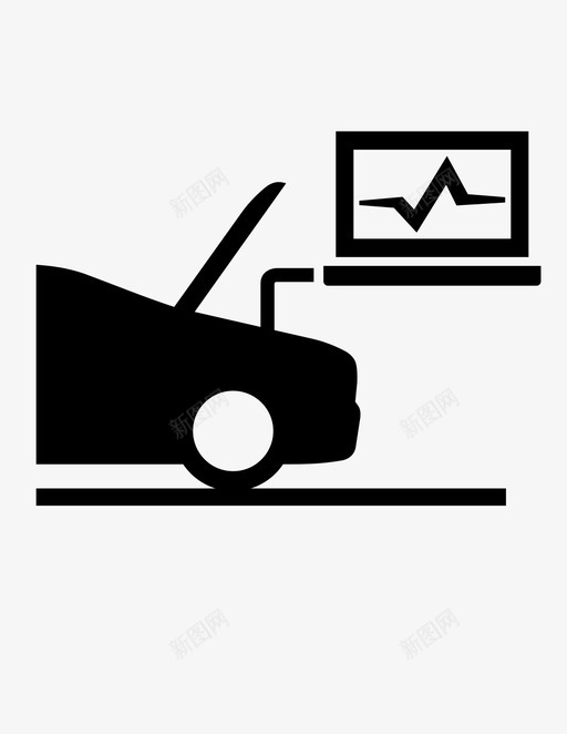 检查车辆控制图标svg_新图网 https://ixintu.com 控制 检查 车辆
